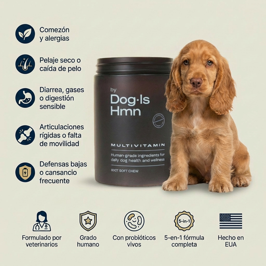 Multivitamínico DM-01™ Apoyo Integral para Salud Canina + Piel y Pelaje en 15 Días