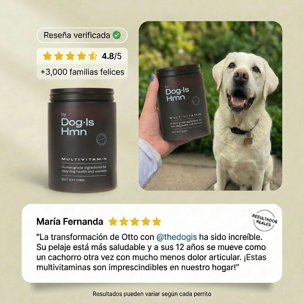 Multivitamínico DM-01™ Apoyo Integral para Salud Canina + Piel y Pelaje en 15 Días
